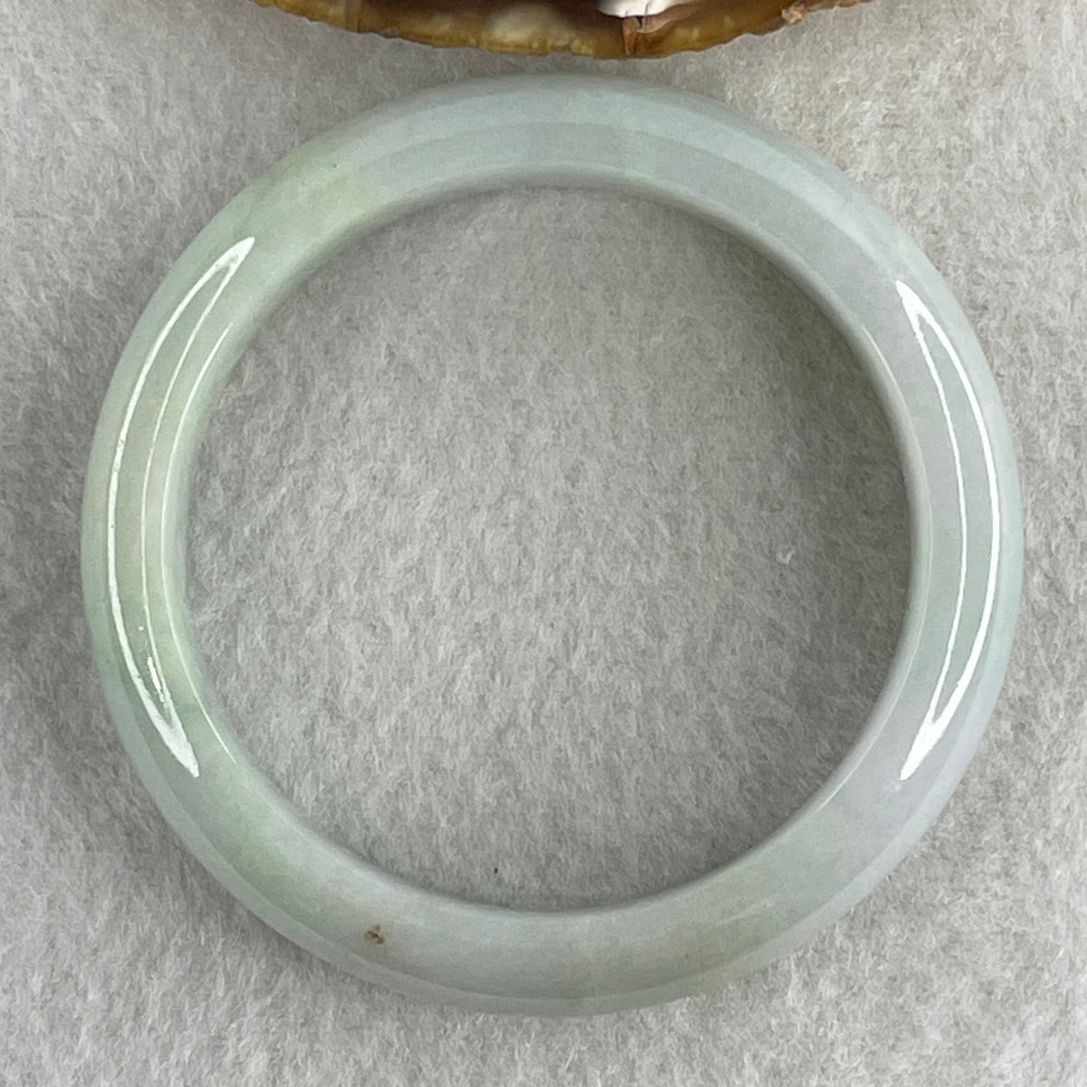 Certified Natural Type A Jelly Light Green & Light Lavender Jadeite Bangle |(53.89g | 54.0mm Inner Diameter | 13.3mm x 8.3mm | Very Very Slight External Line | Synergy, "Zi Qi Dong Lai" Noble Benefactor Magnet & Feng Shui Serenity Anchor) - Huangs Jadeite and Jewelry Pte Ltd
