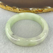 Type A Light Green and Lavender with Yellow spot Jadeite Bangle Internal Diameter 55.8mm 47.67g 12.6 by 7.7mm (Very Slight External Rough + Internal Lines) - Huangs Jadeite and Jewelry Pte Ltd