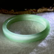 Green Quartzite Jade Bangle 天山玉手镯 28.09g Internal Diameter 58.3mm 9.8 by 6.9mm - Huangs Jadeite and Jewelry Pte Ltd