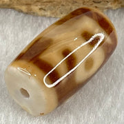 Natural Powerful Tibetan Old Oily Agate Patina Guiren Tairen Human Dzi Bead Totem Amulet Heavenly Master (Tian Zhu) 贵人天诛 4.85g 19.9 by 11.8mm - Huangs Jadeite and Jewelry Pte Ltd
