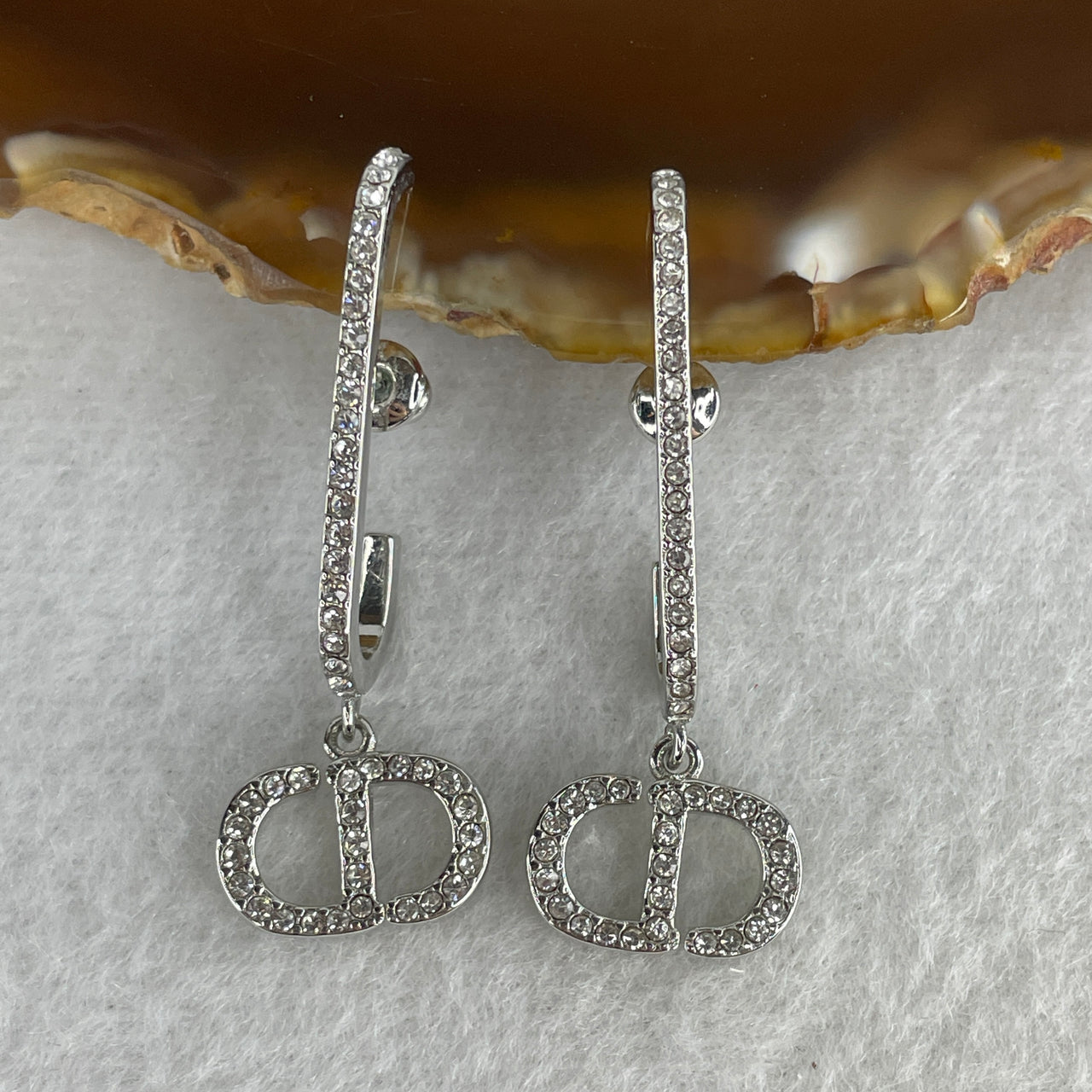 Natural Colorless Moissanite Earrings | Solid S925 Sterling Silver | Sleek Modern Geometric "Cascading Light" Avant-Garde Luxury Chandelier Earrings (5.20g, 41.2x14.6x2.3mm)