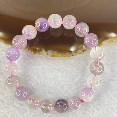 Natural super 7 Crystal Bracelet 31.91g 10.8mm 19beads - Huangs Jadeite and Jewelry Pte Ltd