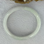 Type A Faint Green Lavender Jadeite Bangle 41.88g Internal Diameter 55.0mm 12.6 by 7.0mm (External Line) - Huangs Jadeite and Jewelry Pte Ltd