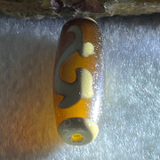 Natural Powerful Tibetan Old Oily Agate Ruyi Dzi Bead Heavenly Master (Tian Zhu) 如意天珠 8.97g 37.2 by 12.4mm - Huangs Jadeite and Jewelry Pte Ltd