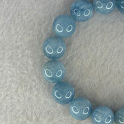 Natural Aquamarine Beads Bracelet 57.78g 17.5cm 13.9mm 16 Beads - Huangs Jadeite and Jewelry Pte Ltd