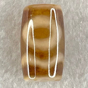 Natural Powerful Tibetan Old Oily Agate Sky Door Serenity 1 Eye Dzi Bead Heavenly Master (Tian Zhu) 一眼天门天诛 4.77g 20.3 by 11.7mm - Huangs Jadeite and Jewelry Pte Ltd