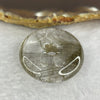 Natural Copper Rutilated Quartz Ping An Kou Donut 20.724g 34.4 by 10.6mm - Huangs Jadeite and Jewelry Pte Ltd