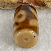 Natural Powerful Tibetan Old Oily Agate Patina Guiren Tairen Human Dzi Bead Totem Amulet Heavenly Master (Tian Zhu) 贵人天诛 4.75g 19.8 by 11.8mm - Huangs Jadeite and Jewelry Pte Ltd
