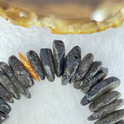 Natural Blood with Butterscotch Amber Irregular Beads Bracelet 23.06g 18.5cm 14.9 by 11.6 by 6.1 to 12.0 by 11.0 by 2.7mm 56pcs - Huangs Jadeite and Jewelry Pte Ltd