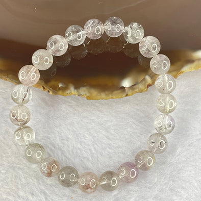 Natural super 7 Crystal Bracelet 17.51g 8.5mm 23bead - Huangs Jadeite and Jewelry Pte Ltd