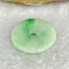 Type A Spicy Green Ping An Kou Jadeite 3.58g by 22.8 by 3.5mm - Huangs Jadeite and Jewelry Pte Ltd