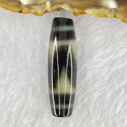Natural Powerful Tibetan Old Oily Agate Tiger Tooth Daluo Dzi Bead Heavenly Master (Tian Zhu) 8.00g 38.5 by 11.8mm - Huangs Jadeite and Jewelry Pte Ltd