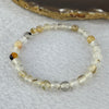 Natural Flower Agate Bracelet  10.00g 16cm 6.3mm 31 Beads - Huangs Jadeite and Jewelry Pte Ltd