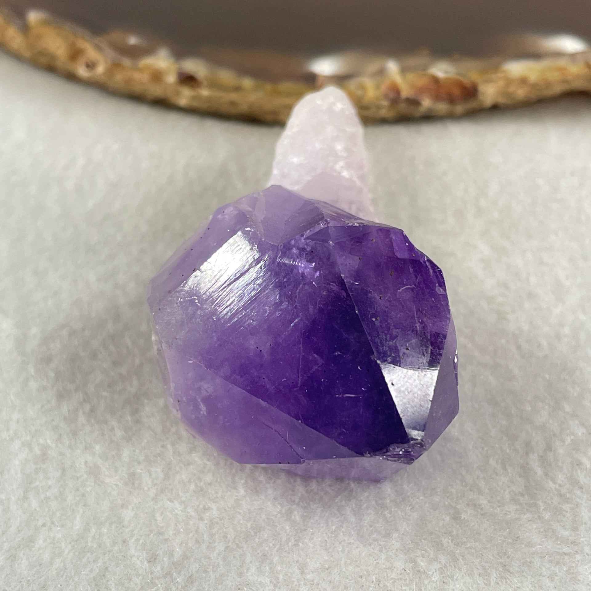 Natural Amethyst Rough Irregular Shaped Display 47.53g 62.0 by 28.9 by 30.0mm - Huangs Jadeite and Jewelry Pte Ltd