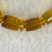 Natural Yellow Amber Lulu Tong Bracelet 13.43g 19cm 13.0 by 10.3mm 14 Lulu Tong - Huangs Jadeite and Jewelry Pte Ltd