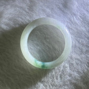 Type A Light Green Lavender with Blueish Green Patch Jadeite Ring 3.70g 5.9 by 3.6mm US9.5 HK21 - Huangs Jadeite and Jewelry Pte Ltd
