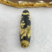 Natural Powerful Tibetan Old Oily Agate Dragon Dzi Bead Heavenly Master (Tian Zhu) 龙天珠 17.96g 59.6 by 14.0mm - Huangs Jadeite and Jewelry Pte Ltd