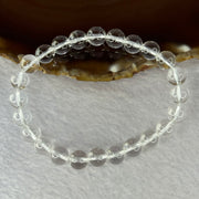 Natural Clear Quartz Bracelet 天然白水晶手链 18.81g 16.5cm 8.4mm 24 Beads - Huangs Jadeite and Jewelry Pte Ltd