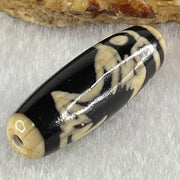 Natural Powerful Tibetan Old Oily Agate Condor Dzi Bead Heavenly Master (Tian Zhu) 神鹰珠 8.67g 36.6 by 12.3mm - Huangs Jadeite and Jewelry Pte Ltd
