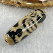 Natural Powerful Tibetan Old Oily Agate Rooster Dzi Bead Heavenly Master (Tian Zhu) 公鸡天珠 9.16g 38.4 by 12.5mm - Huangs Jadeite and Jewelry Pte Ltd