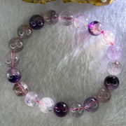 Natural Super 7 Beads Bracelet 29.63g 17.5cm 10.3mm 20 Beads - Huangs Jadeite and Jewelry Pte Ltd