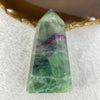 Natural Green and Purple Fluorite Mini Tower Display 173.32g 80.0 by 44.6 by 27.4mm - Huangs Jadeite and Jewelry Pte Ltd