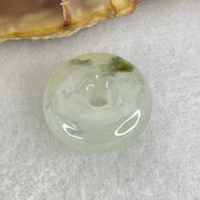 Type A Semi Icy Light Lavender With Green Spots Jadeite Ping An Kou Charm/Pendant 2.12g 13.3 by 5.9mm - Huangs Jadeite and Jewelry Pte Ltd