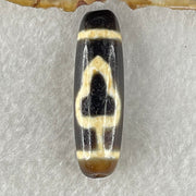 Natural Powerful Tibetan Old Oily Agate Double Bodhi Tree Bead Heavenly Master (Tian Zhu) 7.18g 37.7 by 11.3mm - Huangs Jadeite and Jewelry Pte Ltd