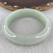 Certified Natural Type A Light Green Jadeite Bangle | (71.72g | 54.8mm Inner Diameter | 16.2mm Wide x 8.9mm | Perfect | Radiance, Steady Wealth "Zheng Cai" Anchor & Feng Shui Prosperity Catalyst) - Huangs Jadeite and Jewelry Pte Ltd