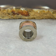 12.0mm Meteorite in Titanium Pendent / Charm (Rose Gold Color) 2.73g 9.1 by 12.4mm - Huangs Jadeite and Jewelry Pte Ltd