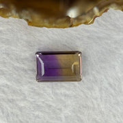 Natural Faceted Ametrine Parallelogram Shape 14.84ct 18.2 by 12.2 by 8.5mm - Huangs Jadeite and Jewelry Pte Ltd