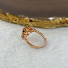 Natural Elbaite Tourmaline in 925 Sliver Ring in Rose Gold Color (Adjustable Size) 3.11g 7.1 by 5.0 by 3.4mm - Huangs Jadeite and Jewelry Pte Ltd