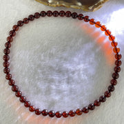 Natural Mixed Color Amber Beads Elastic Necklaces 6.71g 58cm 4.9mm 117 Beads - Huangs Jadeite and Jewelry Pte Ltd