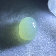 Type A Jelly Light Green Jadeite Oval Cabouchon Stone For Setting 3.90g 18.0 by 13.2 by 9.1mm - Huangs Jadeite and Jewelry Pte Ltd