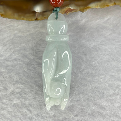 Type A Light Sky Blue Jadeite Midas Touch 11.41g 42.7 by 13.4 by 12.0mm - Huangs Jadeite and Jewelry Pte Ltd