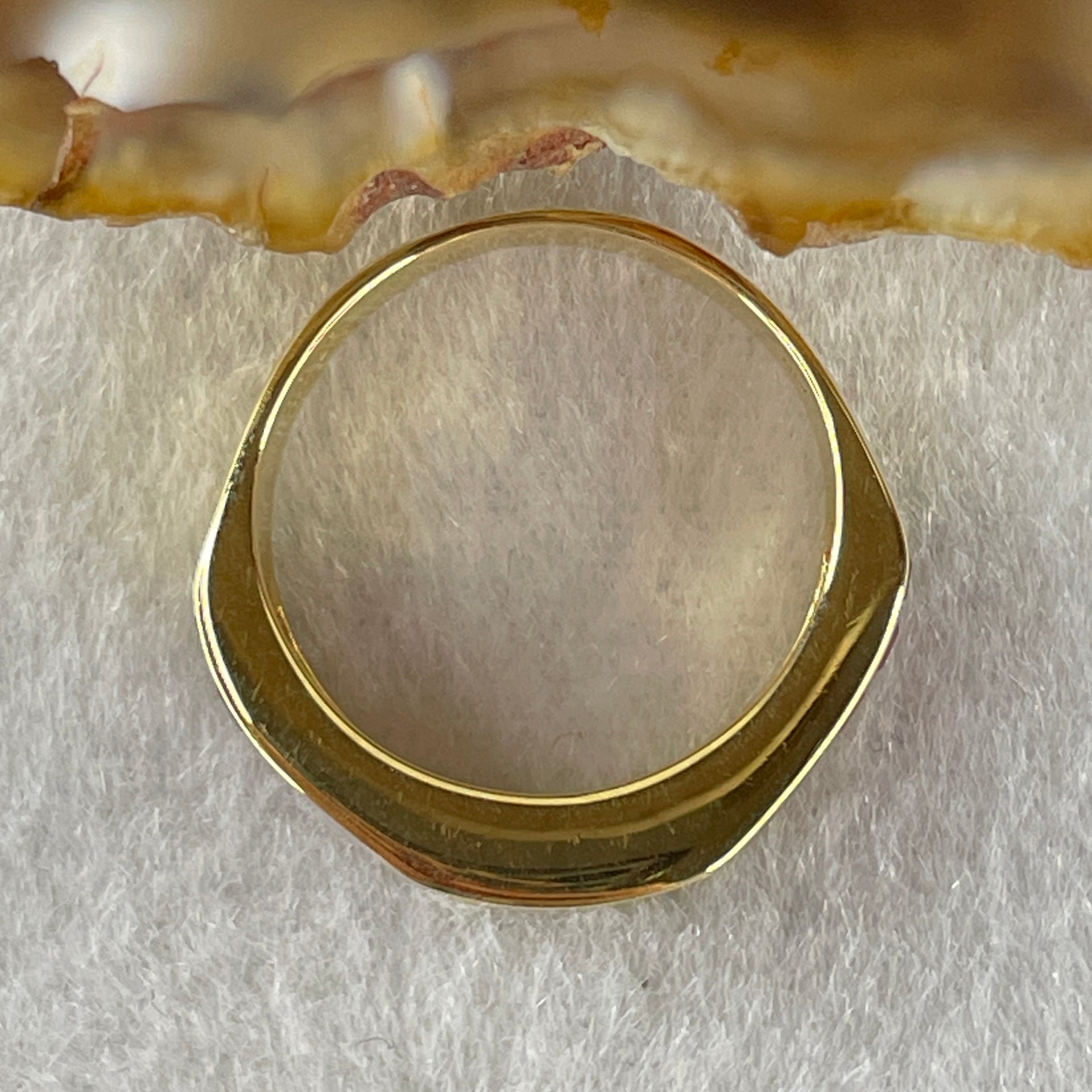 Natural Princess Square Cut Shape Rubies with Natural Diamonds in 18K Yellow Gold Ring R2.6cts D1.0 Total 5.83g US6.75 HK15 - Huangs Jadeite and Jewelry Pte Ltd