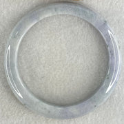 Type A Deep Lavender Light Blueish Green with Blueish Green Spots Jadeite Bangle 55.98g Internal Diameter 59.9mm 11.2 by 9.0mm (Close to Perfect) - Huangs Jadeite and Jewelry Pte Ltd