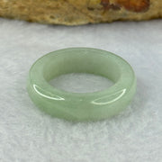 Type A Green Jadeite Ring 4.59g 6.4 by 4.4mm US7.25 HK16 (Internal Line) - Huangs Jadeite and Jewelry Pte Ltd