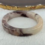 Purple with Dark Purple Piao Hua Quartzite Jade Bracelet Internal Diameter 天然水沫玉手镯 58.2mm 52.36g 12.8 by 9.0mm - Huangs Jadeite and Jewelry Pte Ltd