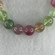 Very Good Natural Tourmaline Crystal Beads Bracelet 26.01g 14cm 9.9mm 18Beads - Huangs Jadeite and Jewelry Pte Ltd
