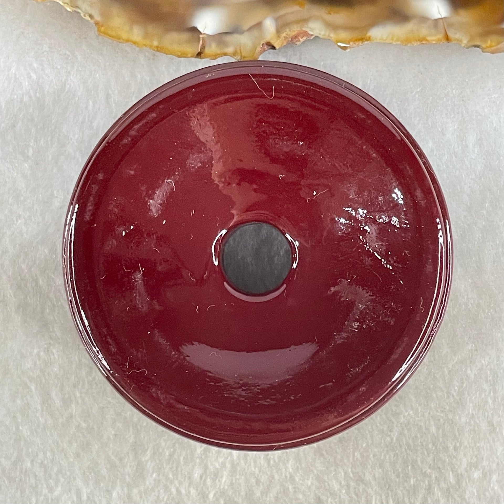 Natural Citrine Display Sphere Ball with Wooden Stand Display 730.53g 79.4 by 91.6mm - Huangs Jadeite and Jewelry Pte Ltd