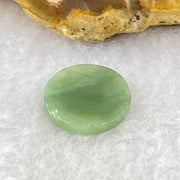 Type A Blueish Green Jadeite Mini Round Wu Shi Pai Pendant 1.44g 15.4 by 2.5mm - Huangs Jadeite and Jewelry Pte Ltd