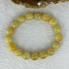 Natural Citrine Quartz Bracelet 34.35g 10.7mm 17 Beads - Huangs Jadeite and Jewelry Pte Ltd