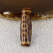 Natural Powerful Tibetan Old Oily Agate 6 Eye with 4 Eye Vajra Dzi Bead Heavenly Master (Tian Zhu) 六眼加四眼金刚杵天诛 8.17g 37.9 by 11.7mm - Huangs Jadeite and Jewelry Pte Ltd