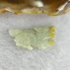 Type A Light Green With Yellow Jadeite Kirin 麒麟 4.41g 28.0 by 13.6 by 6.7mm - Huangs Jadeite and Jewelry Pte Ltd