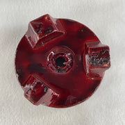 Natural Blue Calcite Crystal Sphere Ball 天然蓝色方解石球 with Wooden Stand 1,535.9g 99.0 by 130.0mm - Huangs Jadeite and Jewelry Pte Ltd