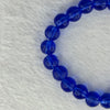 Blue Luili Bracelet 24.42g 16.5cm 10.2mm 21 Beads - Huangs Jadeite and Jewelry Pte Ltd