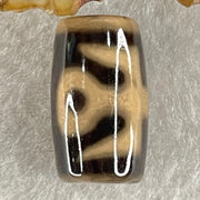 Natural Powerful Tibetan Old Oily Agate Patina Guiren Tairen Human Dzi Bead Totem Amulet Heavenly Master (Tian Zhu) 贵人天诛 4.55g 19.6 by 11.5mm - Huangs Jadeite and Jewelry Pte Ltd