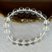 Natural Clear Quartz Bracelet 天然白水晶手链 30.81g 17cm 10.6mm 19 Beads - Huangs Jadeite and Jewelry Pte Ltd