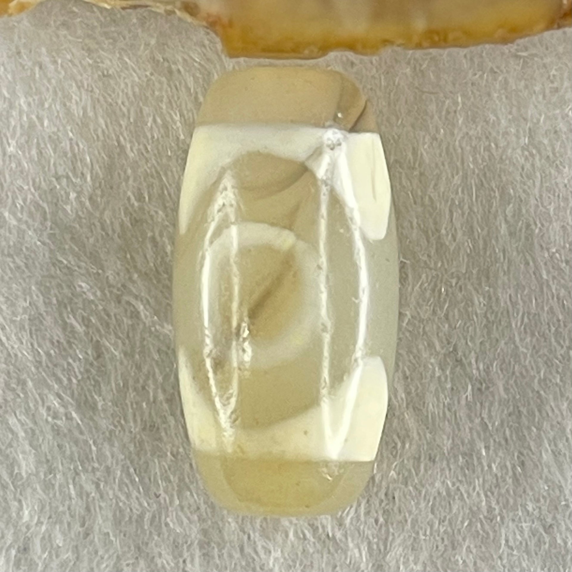 Natural Powerful Tibetan Old Oily Agate 3 Eyes Dzi Bead Heavenly Master (Tian Zhu) 三眼天诛 3.08g 20.2 by 10.2mm - Huangs Jadeite and Jewelry Pte Ltd